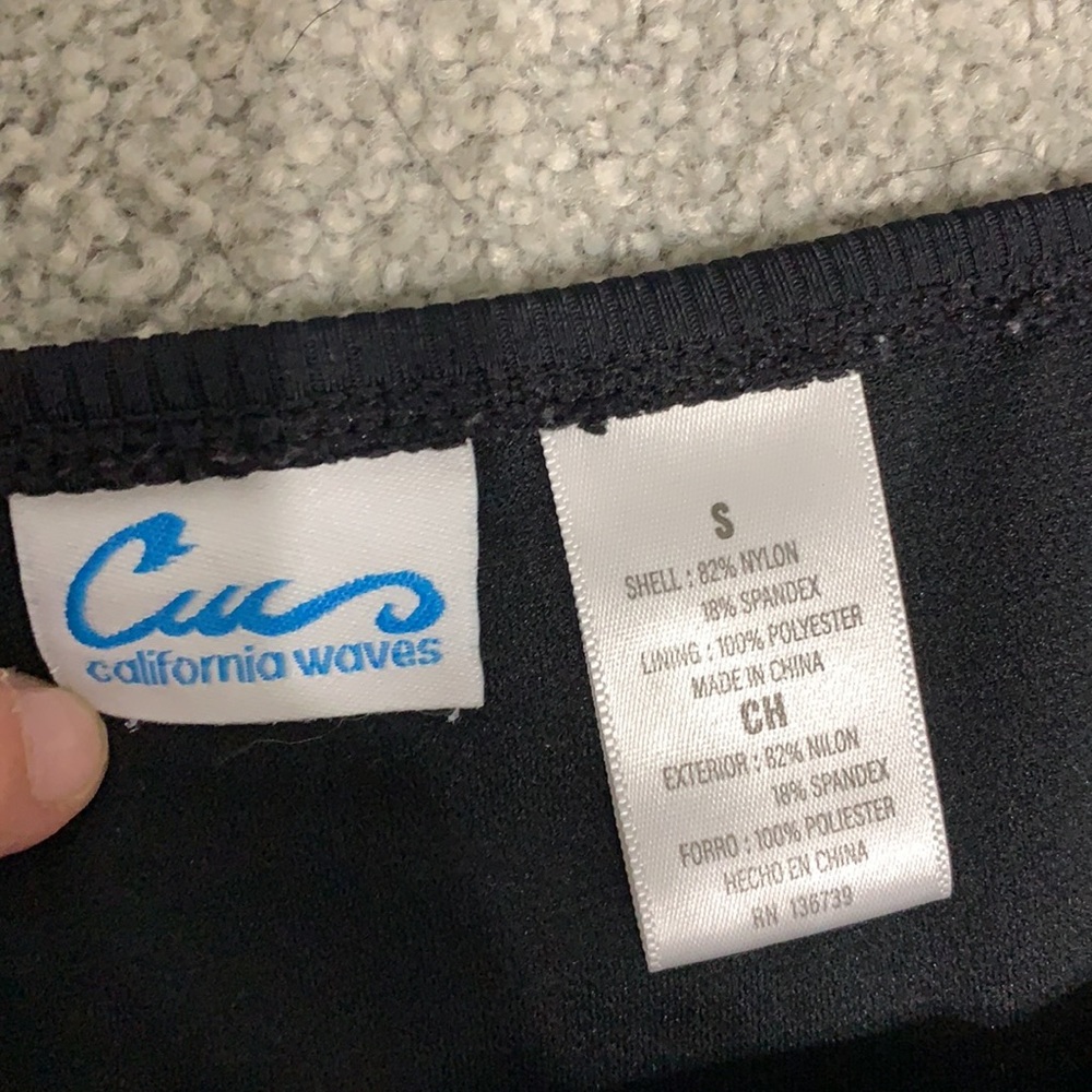 Black Ribbed Bikini - Picture 3 of 7